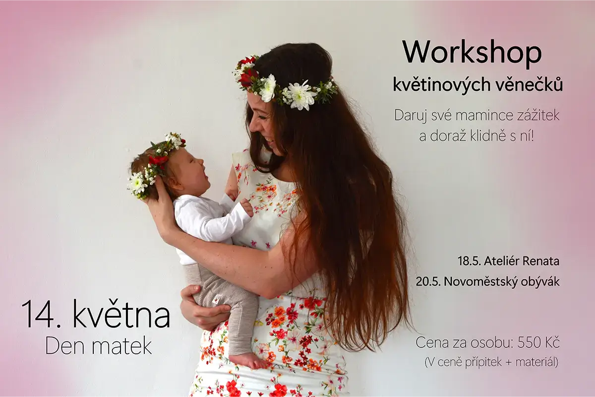 Workshop květinových věnečků